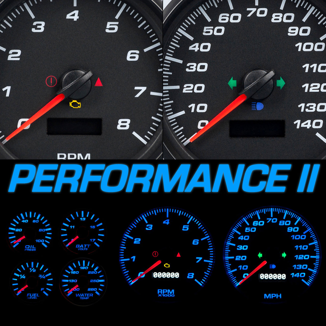 95-98 GM FULL SIZE PERFORMANCEII BLACK